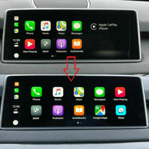 BMW Splitscreen Carplay to Fullscreen Apple CarPlay Coding Upgrade