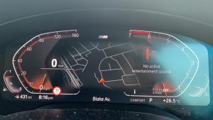 Speed warning bmw
