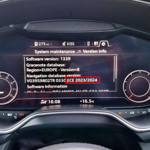 2023 Audi Navigation Map Update MIB2 MAK Coding