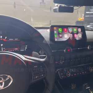 Toyota Supra Fullscreen Carplay Flash