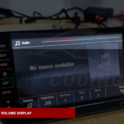 VW-RCD880-Pro-Headunit-Carplay-Volume