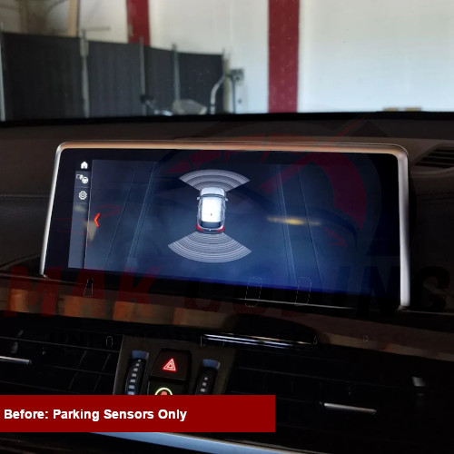 BMW-Reverse-Camera-Retrofit-OEM-3AG-Before