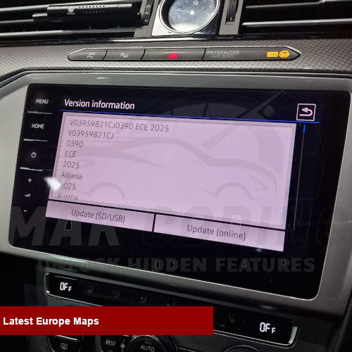 VW-MIB2-Japan-Europe-Region-Change-Map-Update