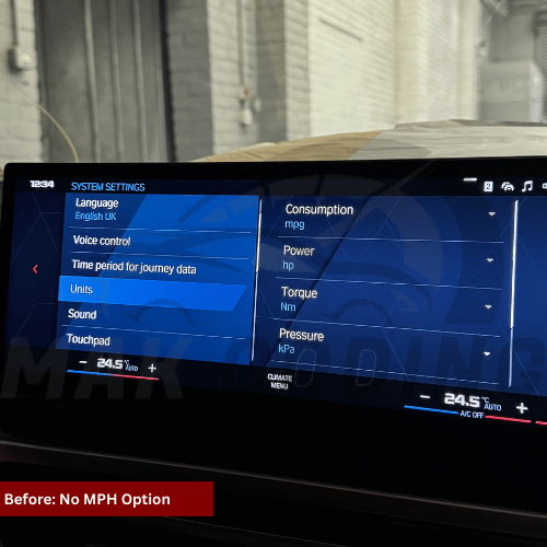 BMW-ID8-Region-Change-Japan-KMH-Units