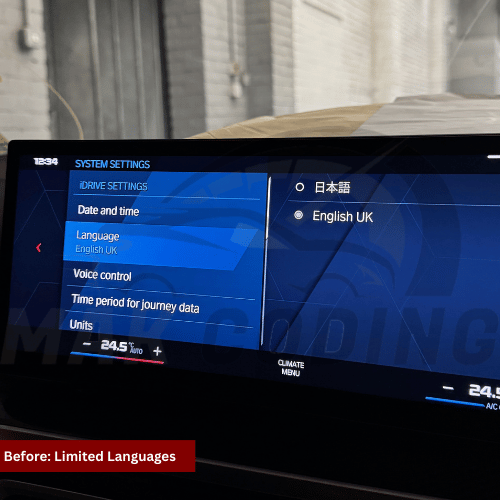 BMW-ID8-Region-Change-Japan-No-Language